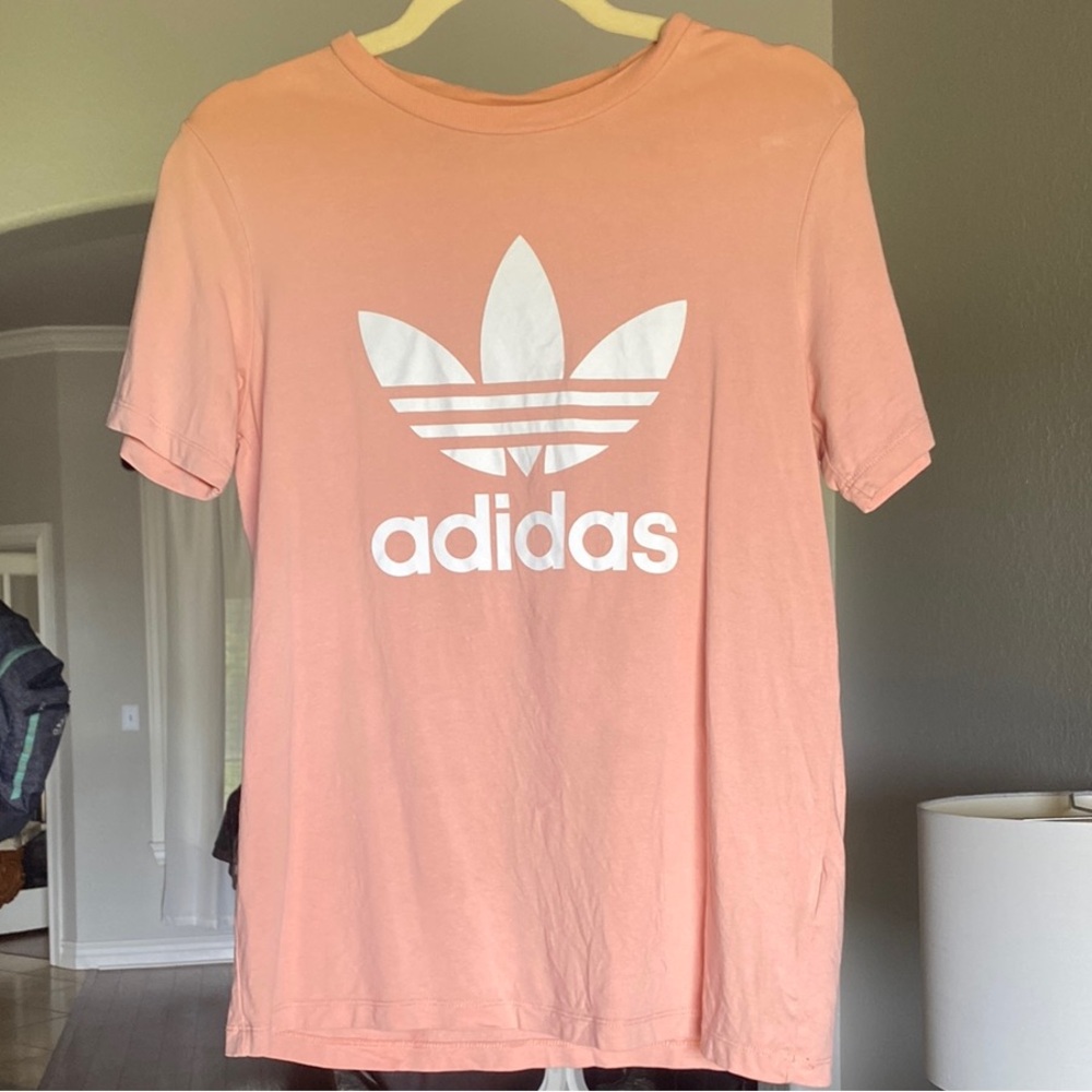 Adidas Pink T-Shirt with Logo